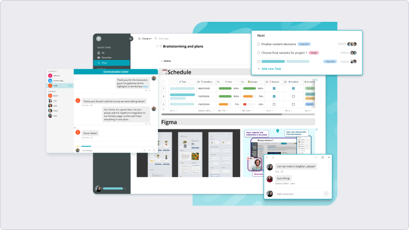 Nimbus tool for feedback & collaboration on web design